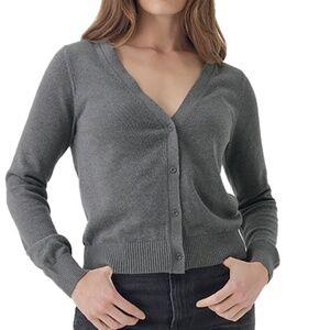 Pact classic fine knit cardigan